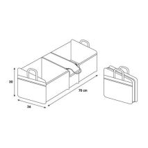 ORGANIZER ΠΟΡΤ ΜΠΑΓΚΑΖ DELUXE (XL) 70 Χ 36 cm Auto Moto Tyres 