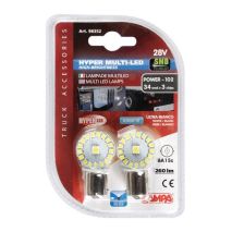 P21W 24-28V BA15s 260lm ΜΟΝΟΠΟΛΙΚΟ ΛΕΥΚΟ ΔΙΑΘΛΑΣΗΣ HYPER-LED102  2ΤΕΜ. Auto Moto Tyres 