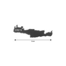 ΚΡΗΤΗ ΑΥΤΟΚΟΛΛΗΤΟ 12 cm ΓΚΡΙ/ΧΡΩΜΙΟ ΜΕ ΕΠΙΚΑΛΥΨΗ ΕΠΟΞΕΙΔΙΚΗΣ ΡΥΤΙΝΗΣ (ΥΓΡΟ ΓΥΑΛΙ) - 1 ΤΕΜ. Auto Moto Tyres 