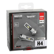 H4 12/24V P43t 6.500K 2.000lm 15W 12LED SEOUL CSP-Y19chips HALO LED SERIE 11 PLUG & BRITE 2ΤΕΜ. Auto Moto Tyres 