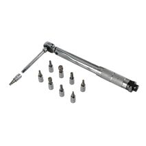ΔΥΝΑΜΟΚΛΕΙΔΟ/ΡΟΠΟΚΛΕΙΔΟ TORQUE (ΤΟΡΞ) 1/4'' 5>25Nm 28cm CRV ΜΕ 9 ΜΥΤΕΣ & ΠΡΟΕΚΤΑΣΗ ΜΗΚΟΥΣ 10cm LAMPA - 1 Τεμ. Auto Moto Tyres 