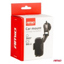 ΒΑΣΗ ΣΤΗΡΙΞΗΣ ΚΙΝΗΤΟΥ ΓΙΑ ΤΖΑΜΙ 360° ΜΕ ΡΥΘΜΙΖΟΜΕΝΟ ΜΠΡΑΤΣΟ AMIO - 1 τεμ. Auto Moto Tyres 