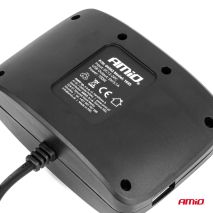 ΑΝΤΑΠΤΟΡΑΣ ΑΝΑΠΤΗΡΑ 12/24V 100W ΜΑΥΡΟΣ/3 ΘΕΣΕΙΣ/2xUSB-A /ΚΟΥΜΠΙ ON-OFF/ΚΑΛΩΔΙΟ 70cm AMIO - 1 Τεμ. Auto Moto Tyres 