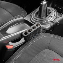 ΑΝΤΑΠΤΟΡΑΣ ΑΝΑΠΤΗΡΑ 12/24V 120W ΜΑΥΡΟΣ - 4 ΘΕΣΕΙΣ - 2xUSB-A + 1xUSB-C - ΚΑΛΩΔΙΟ 80cm AMIO - 1 Τεμ. Auto Moto Tyres 