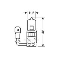 H3 ΑΛΟΓΟΝΟΥ 12V/100W 42mm PK22s ΛΑΜΠΑ Auto Moto Tyres 