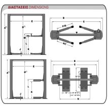 ΑΝΥΨΩΤΙΚΟ ΔΙΚΟΛΩΝΟ BendPak Auto Moto Tyres 