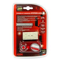 ΠΑΝΕΛ 20SMD 24V 25x50mm (Κόκκινο) Auto Moto Tyres 