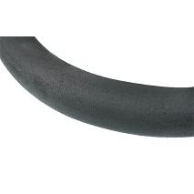 ΚΑΛΥΜΜΑ ΤΙΜΟΝΙΟΥ ΦΟΡΤΗΓΟΥ 42/44cm (S) SOFT TOUCH ΜΑΥΡΟ ΜΕ ΑΠΑΛΗ ΥΦΗ ΜΙΚΡΟΦΙΜΠΡΑΣ Auto Moto Tyres 