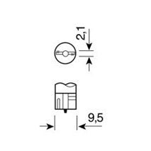 T10 W5W 12V W2,1x9,5d 80lm HYPER-LED39 ΛΕΥΚΟ 13SMDx3chips (ΔΙΠΛΗΣ ΠΟΛΙΚΟΤΗΤΑΣ) BLISTER 2ΤΕΜ. Auto Moto Tyres 