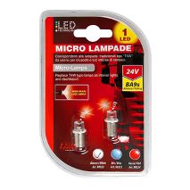 ΛΑΜΠΑΚΙ LED T4W 24V BA9s (Λευκό) Auto Moto Tyres 
