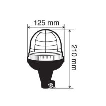 Φάρος βιδωτός  RL-1 12V/24V με DIN 125x210mm Auto Moto Tyres 