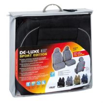 Καλύμματα Καθισμάτων DE-LUXE SPORT EDITION 2τεμ. Μαύρο Auto Moto Tyres 