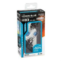 HB3 12V 60W P20d XENON BLUE 5.000K +50% 2ΤΕΜ Auto Moto Tyres 