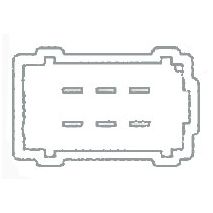 Διακόπτες Παραθύρων RENAULT MASTER/TRAFFIC 6PIN μονός Auto Moto Tyres 
