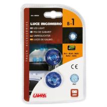 Φώτα Ογκου Φορτηγού 24V 1 Led 2τεμ Μπλε B-1 Auto Moto Tyres 