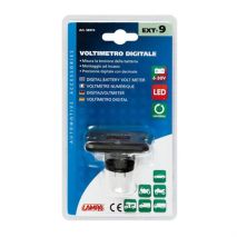 ΒΟΛΤΟΜΕΤΡΟ ΨΗΦΙΑΚΟ ΣΕ ΠΡΙΖΑ EXT-9 6-30V LED 60x48,5x40mm Auto Moto Tyres 