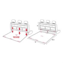 ORGANIZER ΚΑΙ ΚΑΛΥΜΜΑ ΠΟΡΤ-ΜΠΑΓΚΑΖ ΑΔΙΑΒΡΟΧΟ 2in1 110x100cm+110x55cm Auto Moto Tyres 