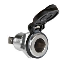 ΠΡΙΖΑ ΑΝΑΠΤΗΡΑ DIN ΑΛΟΥΜΙΝΙΟΥ ΜΕ ΚΑΠΑΚΙ 12/24V (ΑΡΣΕΝΙΚΟ: 3902.7) Auto Moto Tyres 
