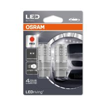 P27/7W 12V W2,5x16q 90/14lm ΚΟΚΚΙΝΟ LEDriving RETROFIT LED STANDARD 2ΤΕΜ. BLISTER Auto Moto Tyres 