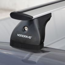 ΜΠΑΡΕΣ ΟΡΟΦΗΣ ΑΝΟΔΙΩΜΕΝΟΥ ΑΛΟΥΜΙΝΙΟΥ SILENZIO (L) 128 cm NORDRIVE - 2 ΤΕΜ. Auto Moto Tyres 