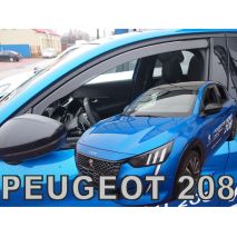 ΑΝΕΜΟΘΡΑΥΣΤΕΣ ΓΙΑ OPEL CORSA F 5D 2019+ / PEUGEOT 208 5D 2019+ ΖΕΥΓΑΡΙ ΑΠΟ ΕΥΚΑΜΠΤΟ ΦΙΜΕ ΠΛΑΣΤΙΚΟ HEKO - 2 ΤΕΜ. Auto Moto Tyres 