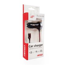 ΦΟΡΤΙΣΤΗΣ ΑΝΑΠΤΗΡΑ 12V 2,4A ΜΕ 2 ΘΥΡΕΣ USB + 1 LIGHTNING USB ΜΕ ΚΑΛΩΔΙΟ AMiO – 1 ΤΕΜ. Auto Moto Tyres 