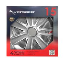 ΤΑΣΙΑ 15" VERSACO GTX SILVER CARBON -ΣΕΤ 4 ΤΕΜ. ΣΕ ΚΟΥΤΙ Auto Moto Tyres 