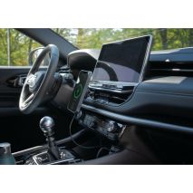 Μαγνητική Βάση Στήριξης Κινητού Mag Wireless Airvent της σειράς Optiline για Ίσιους Αεραγωγούς Αυτοκινήτου με δυνατότητα ασύρματης φόρτισης Max Power 15W, 15 μαγνήτες και 2 αυτοκόλλητα, μεταλλικά δακτυλίδια Auto Moto Tyres 