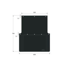ΛΑΣΠΩΤΗΡΕΣ ΦΟΡΤΗΓΟΥ PVC ΜΑΥΡΟΙ ΜΕ ΕΓΚΡΙΣΗ 600x700x500mm LAMPA - 2 ΤΕΜ. Auto Moto Tyres 