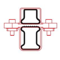 ΑΝΤΑΠΤΟΡΕΣ ΤΟΠΟΘΕΤΗΣΗΣ ΚΑΛΑΘΙΟΥ KARGO RACK ΣΕ ΜΠΑΡΑ KARGO ΚΑΙ KARGO PLUS ΣΕΤ - 2 ΤΕΜ Auto Moto Tyres 