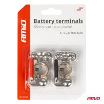 ΠΟΛΟΙ ΜΠΑΤΑΡΙΑΣ ΤΑΧΕΙΑΣ ΑΠΕΛΕΥΘΕΡΩΣΗΣ ΧΑΛΚΟΥ 600A PLUS MINUS AMIO - 2 Τεμ. Auto Moto Tyres 