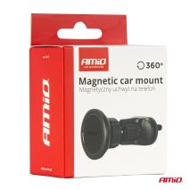 ΒΑΣΗ ΣΤΗΡΙΞΗΣ ΚΙΝΗΤΟΥ ΜΑΓΝΗΤΙΚΗ ΓΙΑ ΑΕΡΑΓΩΓΟ 360°  AMIO - 1 τεμ. Auto Moto Tyres 