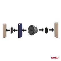 ΒΑΣΗ ΣΤΗΡΙΞΗΣ ΚΙΝΗΤΟΥ ΜΑΓΝΗΤΙΚΗ ΓΙΑ ΤΖΑΜΙ 360Ο AMIO - 1 τεμ. Auto Moto Tyres 