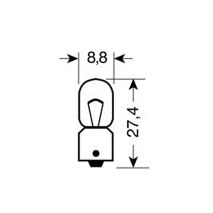 ΛΑΜΠΑ ΜΙΝΙΟΝ 12V/4W (T4W) Auto Moto Tyres 