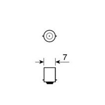 ΛΑΜΠΑΚΙΑ ΜΙΝΙΟΝ (J)12V/2W BA7s ΜΠΛΕ 21mm Auto Moto Tyres 
