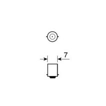 ΛΑΜΠΑΚΙΑ ΜΙΝΙΟΝ (J) 12V/2W BA7s ΜΩΒ 21mm Auto Moto Tyres 