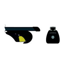 ΜΠΑΡΕΣ ΟΡΟΦΗΣ ΓΙΑ S/W RAIL-TOP 140cm ΜΑΥΡΕΣ ΑΠΟ ΑΤΣΑΛΙ ΜΕ ΚΛΕΙΔΙ 2τεμ. Auto Moto Tyres 