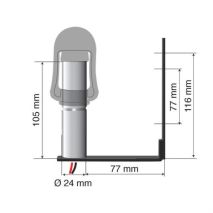 Βάση Στήριξης Φάρου FIX-4 77mm Auto Moto Tyres 