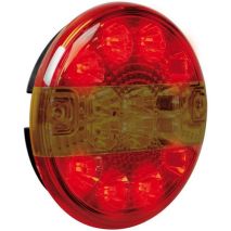 ΦΩΣ ΦΟΡΤΗΓΟΥ ΠΙΣΩ 12/24V 14LED ΚΟΚΚΙΝΟ/ΠΟΡΤΟΚΑΛΙ 3 ΧΡΗΣΕΩΝ ΣΤΡΟΓΓΥΛΟ 140mm 1ΤΕΜ. Auto Moto Tyres 