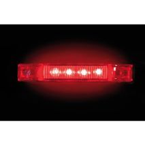 ΦΩΣ ΟΓΚΟΥ 4LED ΚΟΚΚΙΝΟ 12/24V 96mm ΑΔΙΑΒΡΟΧΟ 1ΤΕΜ. Auto Moto Tyres 