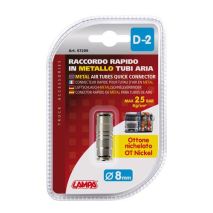 ΣΥΝΔΕΣΜΟΣ ΑΕΡΑ ΜΕΤΑΛΛΙΚΟΣ  D-1 8mm max 25BAR LAMPA - 1 ΤΕΜ. Auto Moto Tyres 