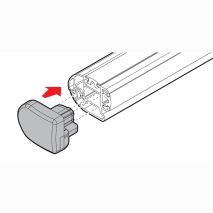 ΑΝΤΑΛΛΑΚΤΙΚΕΣ ΤΑΠΕΣ ΓΙΑ ΜΠΑΡΕΣ ΑΛΟΥΜΙΝΙΟΥ KARGO PLUS ΜΕ ΠΕΙΡΟ ΚΛΕΙΔΩΜΑΤΟΣ (2ΤΕΜ.) Auto Moto Tyres 