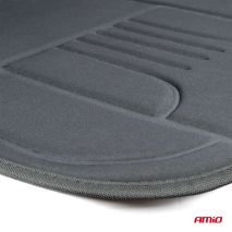 ΠΛΑΤΟΚΑΘΙΣΜΑ ΘΕΡΜΑΙΝΟΜΕΝΟ 12V 98x48cm ΑΦΡΩΔΕΣ ΥΛΙΚΟ ΚΑΙ ΥΦΑΣΜΑ ΜΑΥΡΟ AMIO - 1 τεμ. Auto Moto Tyres 