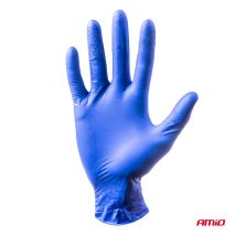ΓΑΝΤΙΑ ΝΙΤΡΙΛΙΟΥ MERCATOR NITRYLEX BASIC ΣΕ ΜΠΛΕ ΧΡΩΜΑ MEDIUM (M) ΑΜΙΟ - 100 ΤΕΜ. Auto Moto Tyres 
