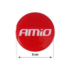 AMiO ΑΥΤΟΚΟΛΛΗΤΑ ΖΑΝΤΩΝ 5 cm ΛΕΥΚΟ/ΚΟΚΚΙΝΟ ΣΜΑΛΤΟΥ - 4 ΤΕΜ. Auto Moto Tyres 