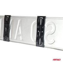 ΒΑΣΕΙΣ ΣΤΗΡΙΞΗΣ ΠΙΝΑΚΙΔΑΣ ΣΕ ΜΑΥΡΟ ΧΡΩΜΑ AMIO - 2 Τεμ. Auto Moto Tyres 