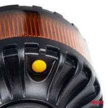 ΦΑΡΟΣ HEAVY DUTY W28P 12/24V 16LED ΕΛΑΣΤΙΚΟΣ ΒΙΔΩΤΟΣ ΠΟΡΤΟΚΑΛΙ Υ169mm Φ110mm AMIO - 1 τεμ. Auto Moto Tyres 
