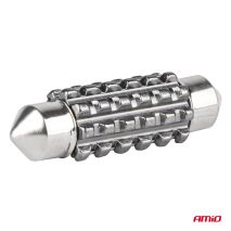 ΛΑΜΠΑΚΙΑ ΠΛΑΦΟΝΙΕΡΑΣ 41mm 12/24V C5W 5500K 12xSMD 3838 CAN-BUS FESTOON (ΛΕΥΚΟ) ΑΜΙΟ - 2 ΤΕΜ. Auto Moto Tyres 