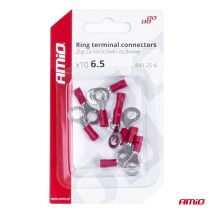 ΦΙΣΑΚΙΑ ΔΑΧΤΥΛΙΔΙ ΚΟΚΚΙΝΑ RV1.25-6 / 6.5mm ΑΜΙΟ - 10 ΤΕΜ. Auto Moto Tyres 