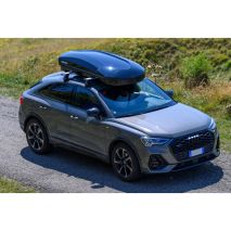 ΜΠΑΓΚΑΖΙΕΡΑ ΟΡΟΦΗΣ SATELLITE 550 DUO BLACK MΕ ΔΙΠΛΟ ΑΝΟΙΓΜΑ ΣΕ ΜΑΥΡΟ ΧΡΩΜΑ ΜΕ ΓΥΑΛΙΣΤΕΡΗ ΥΦΗ MENABO - 1 ΤΕΜ. Auto Moto Tyres 